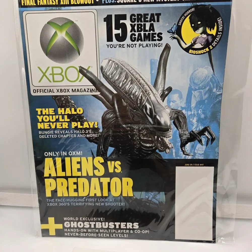 Official Xbox Magazine (OXM) Issue #97 June '09 - Alien Vs Predator [With Disc]